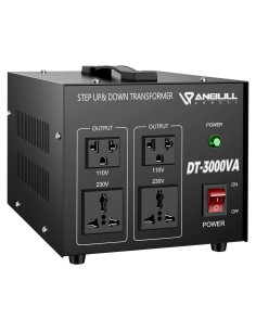 Transformador de Voltaje ANBULL DT-3000W 110V a 220V