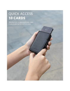 Cartera Porta Tarjetas VULKIT con Bloqueo RFID Doble Estuche 2