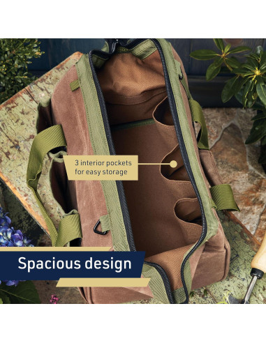 Bolsa de Herramientas de Lona Encera Kings County 29.85 cm 6 Bolsillos