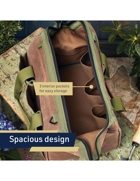 Bolsa de Herramientas de Lona Encera Kings County 29.85 cm 6 Bolsillos