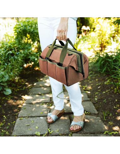 Bolsa de Herramientas de Lona Encera Kings County 29.85 cm 6 Bolsillos