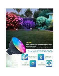 Bombillas LED MR16 Dimmable Smart WiFi Makergroup 12V RGB 2
