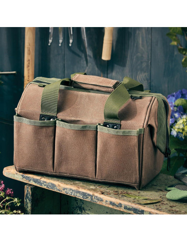 Bolsa de Herramientas de Lona Encera Kings County 29.85 cm 6 Bolsillos