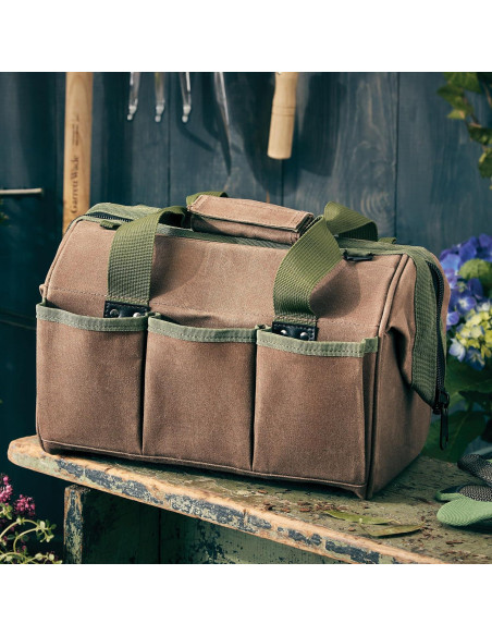 Bolsa de Herramientas de Lona Encera Kings County 29.85 cm 6 Bolsillos