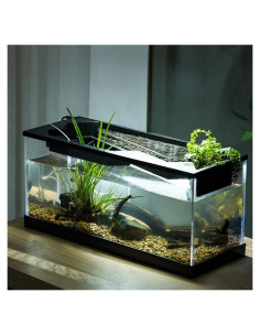 Acuario pequeño CuisinSmart 9.46L con filtro y luz