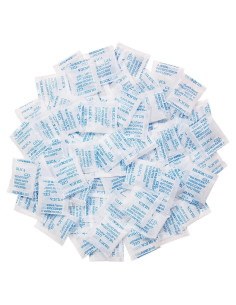 100 Paquetes de Gel de Silica Alimenticio Weriirew - Absorbente de Humedad