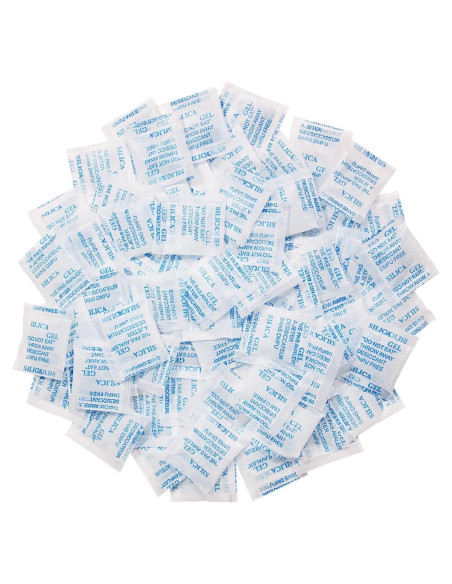 100 Paquetes de Gel de Silica Alimenticio Weriirew - Absorbente de Humedad