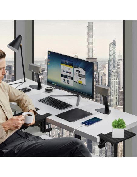 Soporte Extensor de Escritorio Suptek 24.1x23.1cm Ergonómico