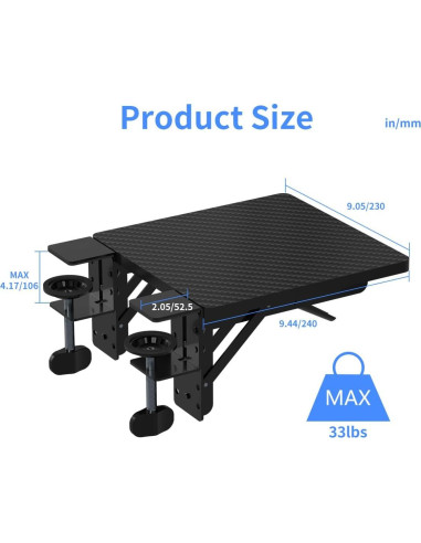 Soporte Extensor de Escritorio Suptek 24.1x23.1cm Ergonómico