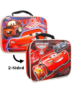 Caja de Almuerzo Aislada Disney Cars 23x20x8 cm para Niños 2