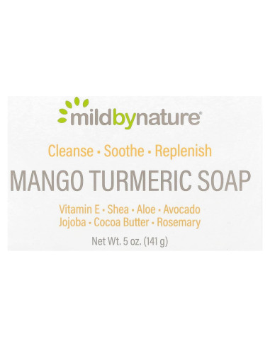 Jabón en Barra Mild By Nature Mango Cúrcuma 156 g