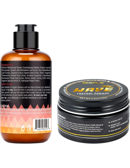 Set de Cuidado para Olas 360 Goiple - Pomada y Champú Hidratante