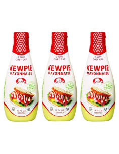 Kewpie Mayonesa Japonesa 340 ml - Paquete de 3 Botellas