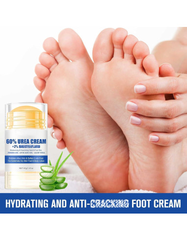 Crema Hidratante 60% Urea Holyarm para Pies y Manos 200g