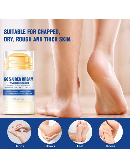 Crema Hidratante 60% Urea Holyarm para Pies y Manos 200g