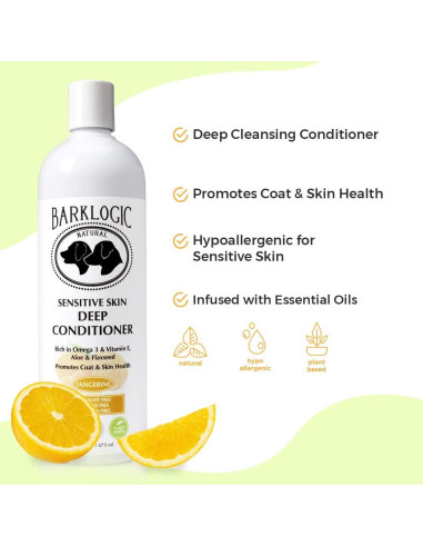 Acondicionador Profundo BarkLogic Mandarina 473 ml Piel Sensible