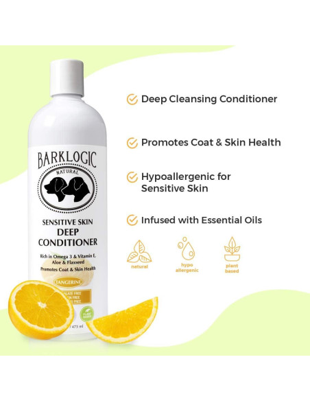 Acondicionador Profundo BarkLogic Mandarina 473 ml Piel Sensible