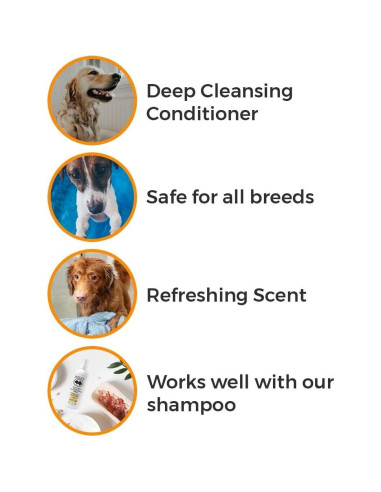 Acondicionador Profundo BarkLogic Mandarina 473 ml Piel Sensible