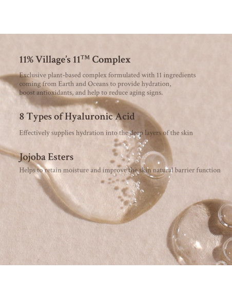 Suero Hidratante Village 11 Factory 50 ml con Ácido Hialurónico