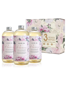 Conjunto de Recargas Jabón de Manos ROMIIE ZOI 3 x 770 ml Peonía