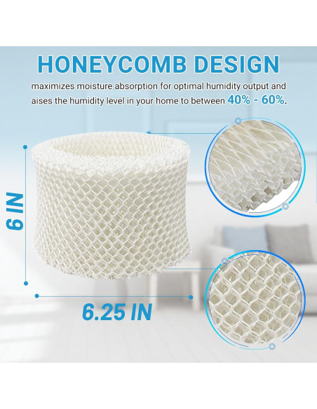 Filtros de Humidificador Lemige HC-888 C - 4 Pack Repuesto