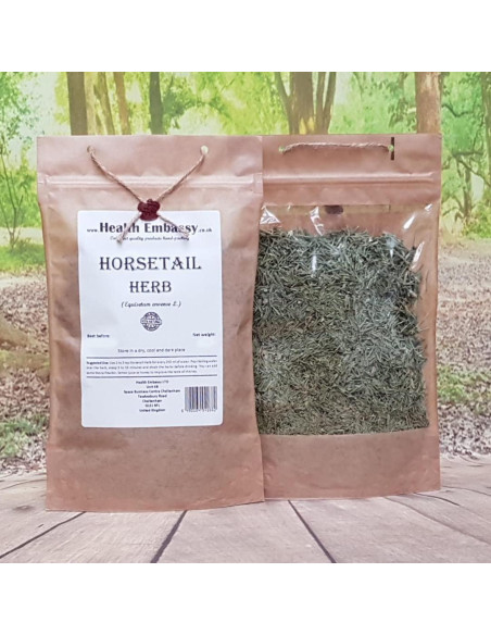 Té Herbal Cola de Caballo Health Embassy 100g - Natural y Libre de OGM