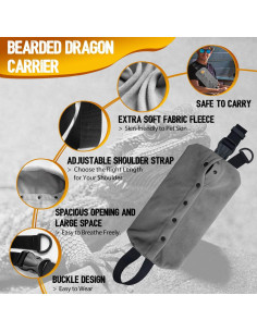 Arnés y Correa de Cuero Ajustable WATFOON + Bolsa Transportadora XL 2