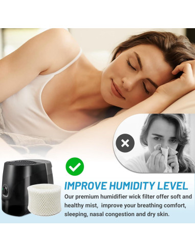 Filtros de Humidificador Lemige HC-888 C - 4 Pack Repuesto