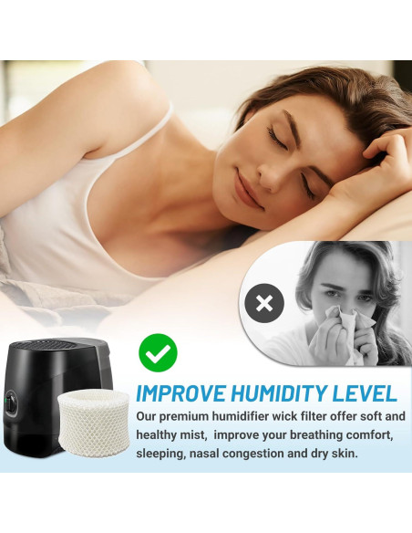 Filtros de Humidificador Lemige HC-888 C - 4 Pack Repuesto