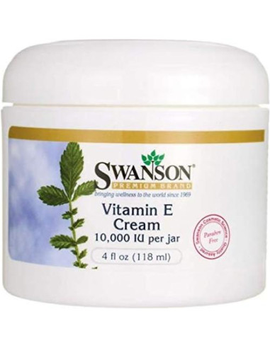 Crema de Vitamina E Swanson 118 ml - Hidratante Vegetariana