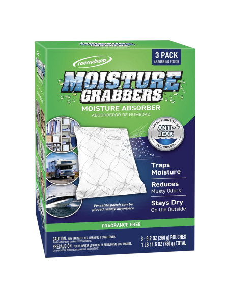 Bolsas Absorbentes de Humedad Concrobium 780 g - Control de Olores
