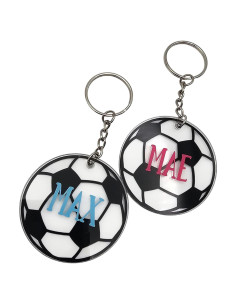 Llaveros Personalizados de Fútbol Tsunamie - 6.35 cm
