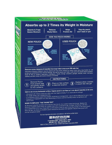 Bolsas Absorbentes de Humedad Concrobium 780 g - Control de Olores