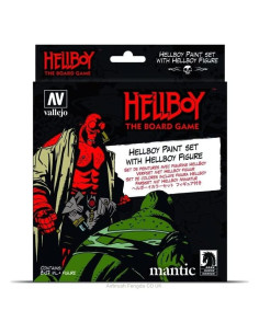 Juego de Mesa Vallejo VAL70187 Set de Pintura Hellboy 9 Piezas