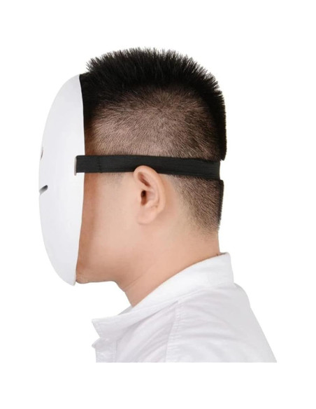 Máscara de Sueño Unisex Cosplay Anime Sonrisa Blanca 23.5 cm