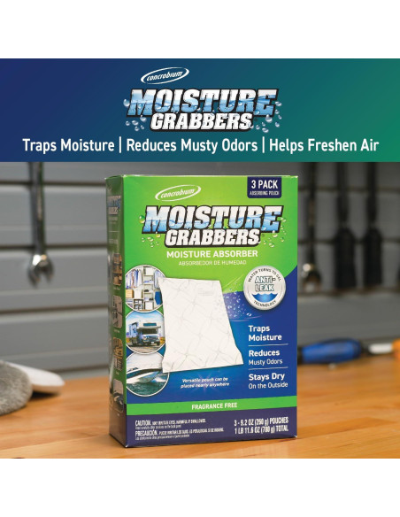 Bolsas Absorbentes de Humedad Concrobium 780 g - Control de Olores