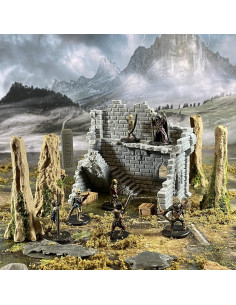 Conjunto de Ruinas de Edificios 3B Extruded Gaming 2