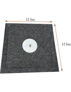 Tapón de Chimenea HSKY Cuadrado 30.48x30.48 cm 3 Capas Fieltro 2