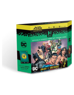 HRO DC Comics Caja de Inicio Premium 8 Paquetes Tarjetas NFT