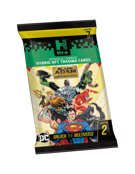 HRO DC Comics Caja de Inicio Premium 8 Paquetes Tarjetas NFT