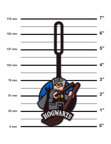 Etiqueta de Equipaje de Silicona LEGO Harry Potter Madam Hooch