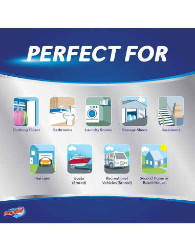 Absorbente de Humedad Colgante DampRid 436 g - Paquete de 6