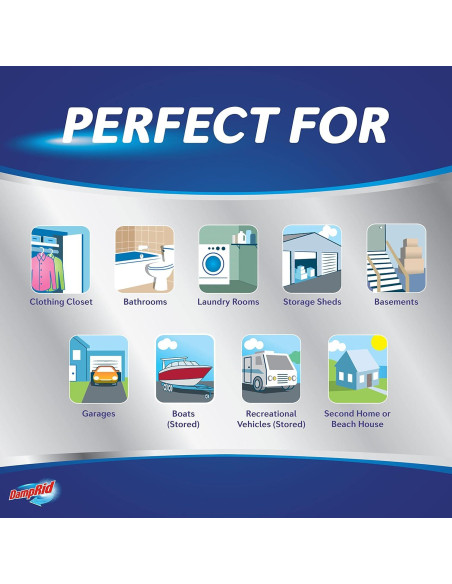 Absorbente de Humedad Colgante DampRid 436 g - Paquete de 6