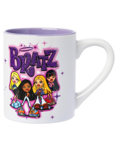 Taza de Cerámica Bratz Silver Buffalo 396ml Cloe Jade Sasha Yasmin