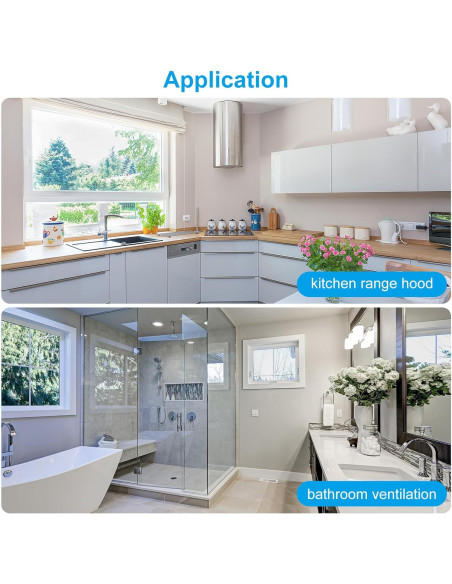 Compensador de Retorno PATIKIL 100 mm PVC 2 Pcs Blanco