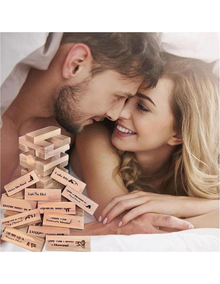 Juego de Torre de Bloques para Adultos - Torre de la Lujuria