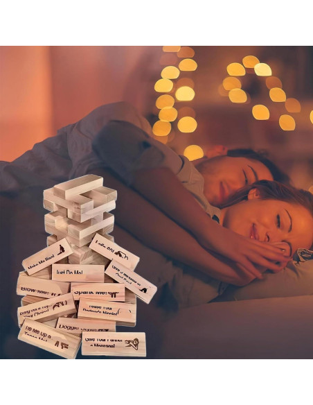 Juego de Torre de Bloques para Adultos - Torre de la Lujuria