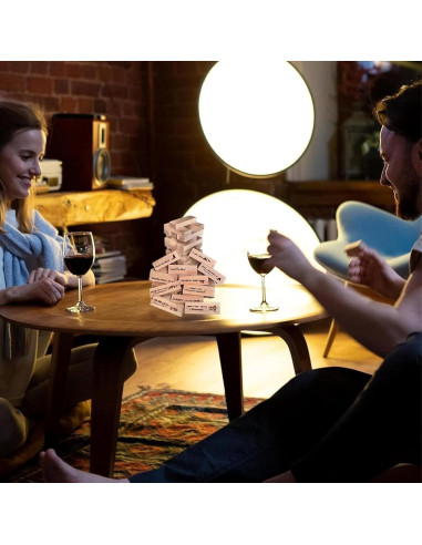 Juego de Torre de Bloques para Adultos - Torre de la Lujuria