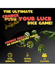 Dados Picantes Enginuity - Juego de Dados Estratégico Portátil 2