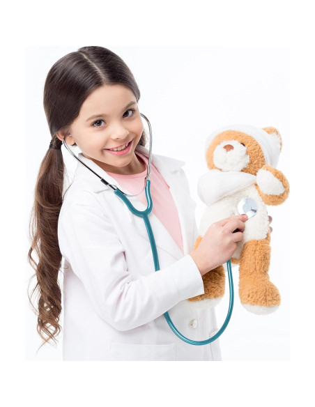 Estetoscopio de Juguete Skeleteen para Niños - 76 cm Azul